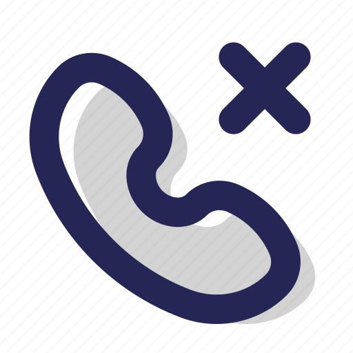 Missed call, miss call, phone, telephone, communication icon - Download on Iconfinder