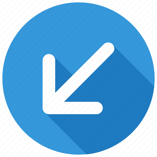 Arrow, down, down left, left icon icon - Download on Iconfinder