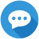 chat, chatting, comment, notification icon