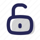 unlock, padlock, accessible, security, key