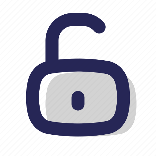 Unlock, padlock, accessible, security, key icon - Download on Iconfinder
