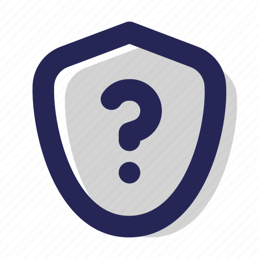 Faq, ask, question, support, help, shield icon - Download on Iconfinder