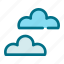 cloud, network, computing, rain, weather 