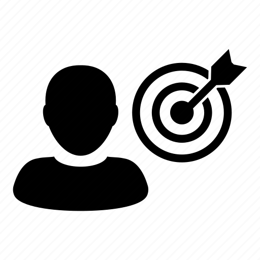Bullseye, business, dartboard, goal, man, person, target icon - Download on Iconfinder