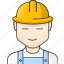 workman, avatar, person 