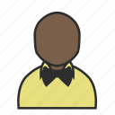 bowtie, shirt, tie, user, male, person, profile