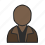 avatar, casual, jacket, user, account, man, profile 