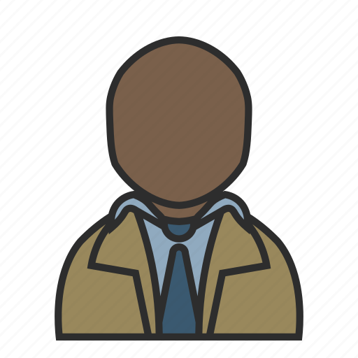 Coat, detective, shirt, suit, tie, user, male icon - Download on Iconfinder