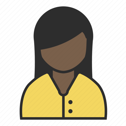 Blouse, user, yellow, avatar, female, girl, person icon - Download on Iconfinder