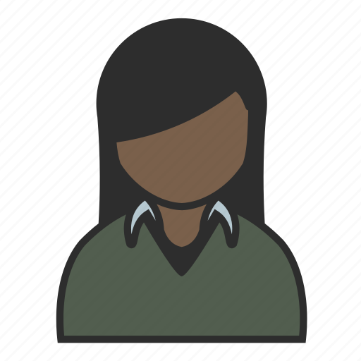 Casual, shirt, sweater, user, avatar, human, woman icon - Download on Iconfinder