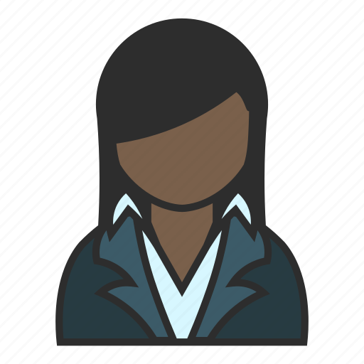 Blue, business, suit, user, woman, work, finance icon - Download on Iconfinder
