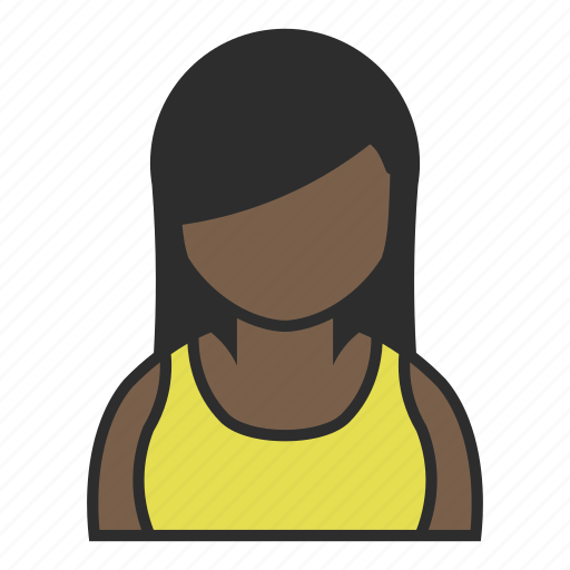 Avatar, dress, user, yellow, face, female, woman icon - Download on Iconfinder