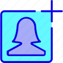 account, add, avatar, frame, person, profile, user