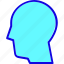 avatar, emoticon, face, head, person, profile, user 