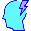 brain, flash, head, intelligence, mind, thinking, user