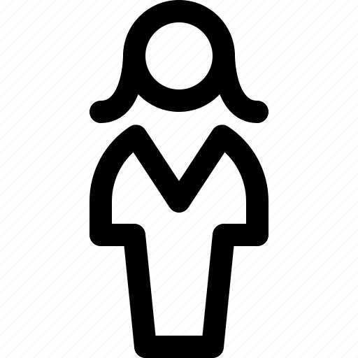 Single, woman, female, person, human, girl, full icon - Download on Iconfinder