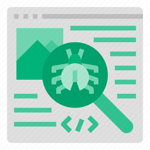 Debug, programming, debugging, software testing, bug source, code bugs, bug research icon - Download on Iconfinder