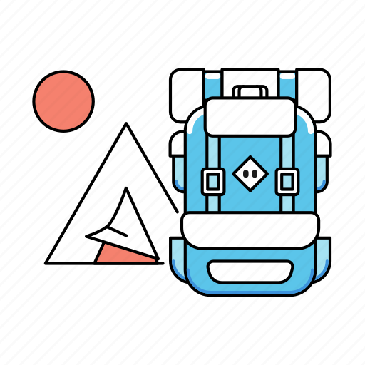Vacation, camp, bag, camping, outdoor icon - Download on Iconfinder