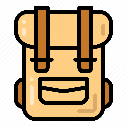 Backpack, bag, hiking, travel icon - Download on Iconfinder