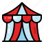circus, amusement, tent, carnival 
