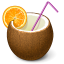 cocktail, coconut, drink 