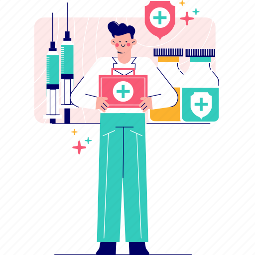 Vaccine, medical, doctor, clinic, health, medicine, hospital illustration - Download on Iconfinder