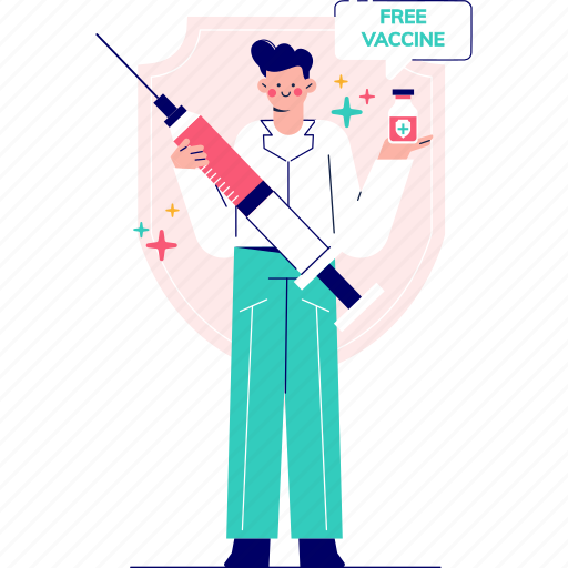 Vaccine, syringe, doctor, hospital, medical, healthcare, care illustration - Download on Iconfinder