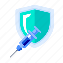 syringe, shield, protection, medicine
