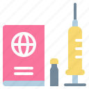 vaccine, passport, protection, syringe, medical