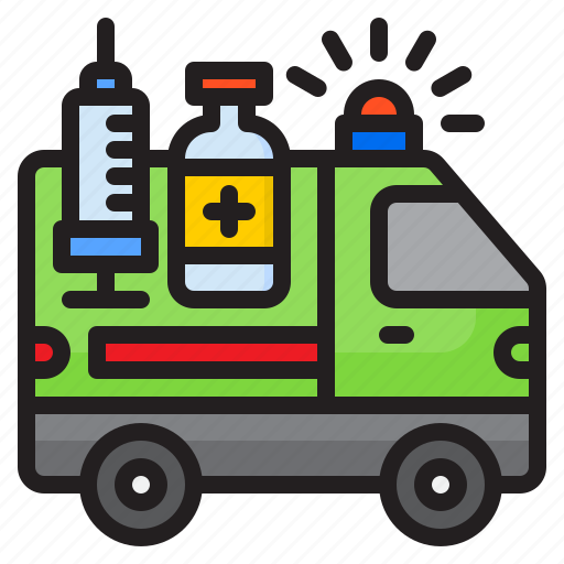 Ambulance, vaccine, medical, covid19, coronavirus icon - Download on Iconfinder