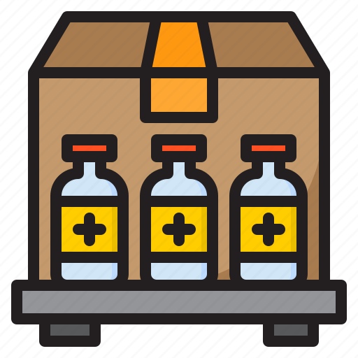 Delivery, vaccine, medical, covid19, coronavirus icon - Download on Iconfinder