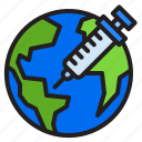 world, covid19, coronavirus, vaccine, syringe