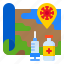 map, coronavirus, vaccine, location, covid19 