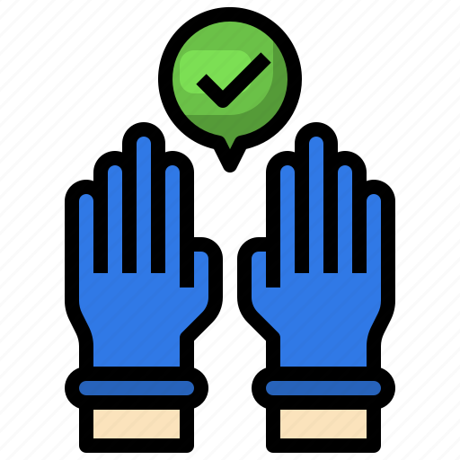 Gloves, medical, equipment, rubber, security icon - Download on Iconfinder