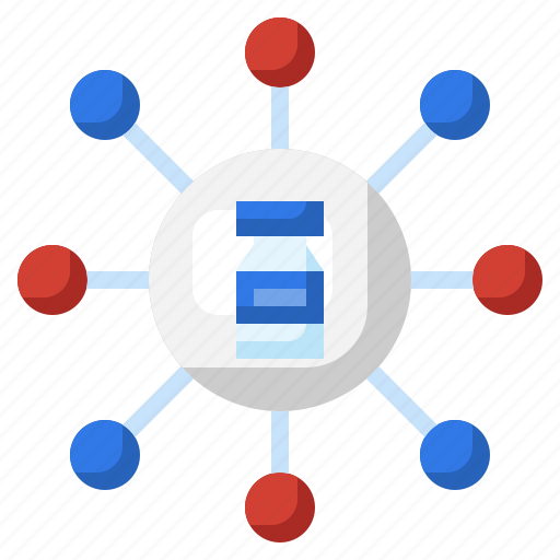 Distribution, center, vaccine, researcher, medical, distribute icon - Download on Iconfinder