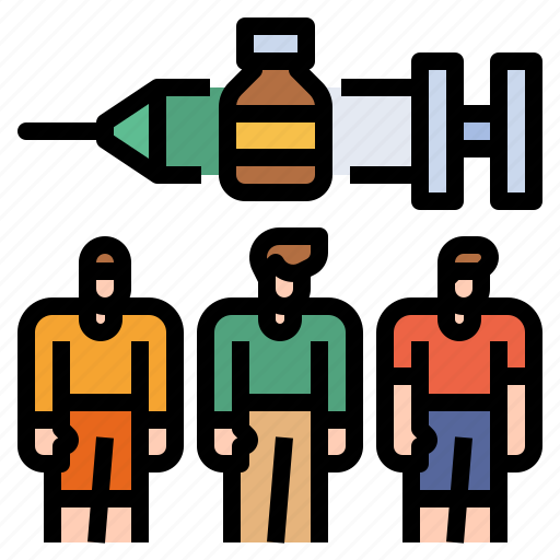 Vaccine, clinical, serum, trial, people icon - Download on Iconfinder