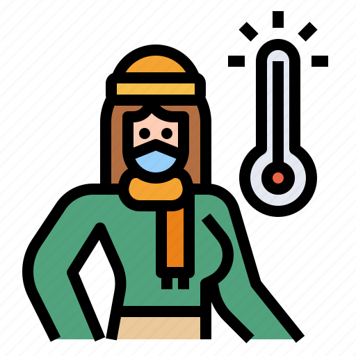 Sick, temperature, cold, fever, feverishness icon - Download on Iconfinder