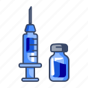 syringe, vaccine, medicine, tube