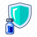 vaccine, shield, protection