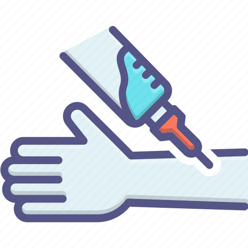 Hand, syringe, testosterone, vaccine icon - Download on Iconfinder