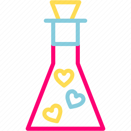 Beaker, feb, heart, love, science, valentine icon - Download on Iconfinder
