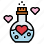 chemistry, flask, love, potion 