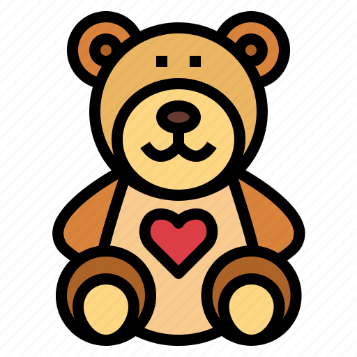 Animal, bear, childhood, teddy, toy icon - Download on Iconfinder