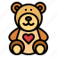 animal, bear, childhood, teddy, toy 