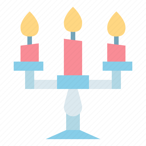 Candelabra, candles, furniture, household icon - Download on Iconfinder