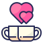 coffee, love, valentines, sweetheart, romantic 