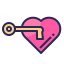 unlock, love, valentines, romantic, heart 