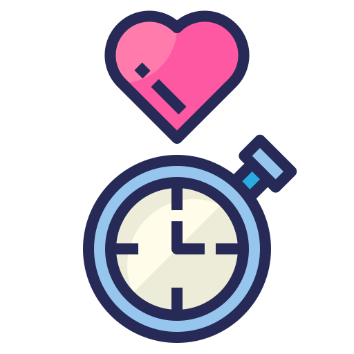 Watch, love, romantic, heart, valentines icon - Free download