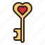 love, valentine, heart, couple, romance, wedding, key 