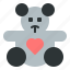 love, valentine, heart, couple, romance, teddy, bear 